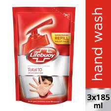 LIFEBUOY HAND WASH TOTAL 180MLx3